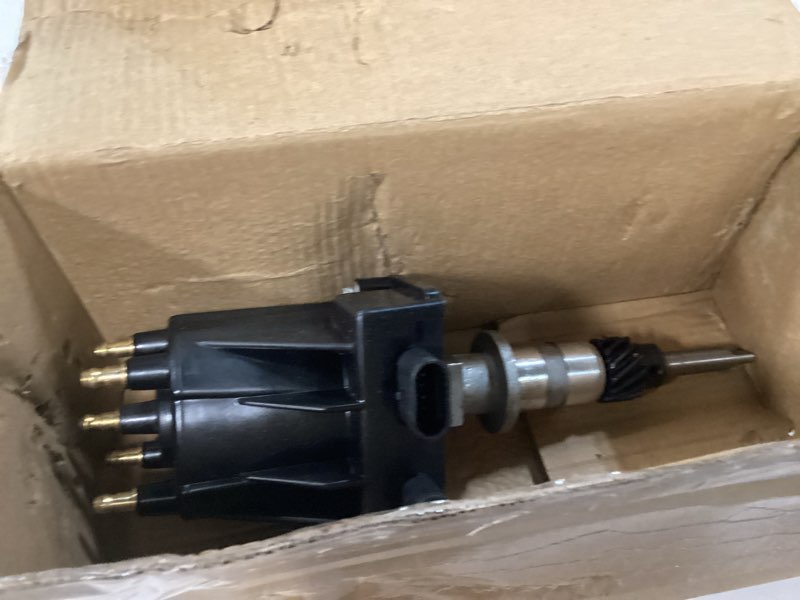 Condition photo showing Good Condition for xyzil ignition distributor 817377 1103782 compatible with hyster forklift h60xm for mercruiser omc volvo penta 3.0l 4 cylinder compatible with gm delco est engine 1331330 986653
