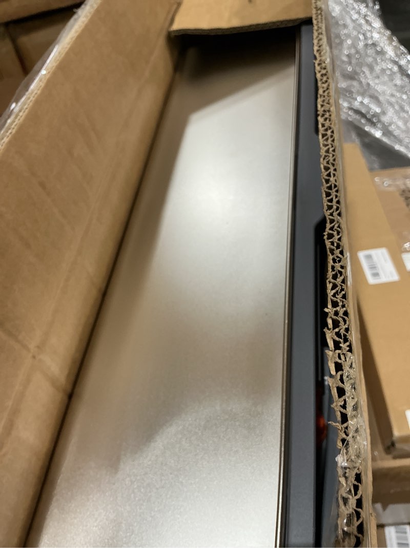Condition photo showing Good Condition for xl stainless steel cat litter box with lid, enclosed covered litter box with high sides, leakproof flip-top metal litter box for large cats & multi-cat homes