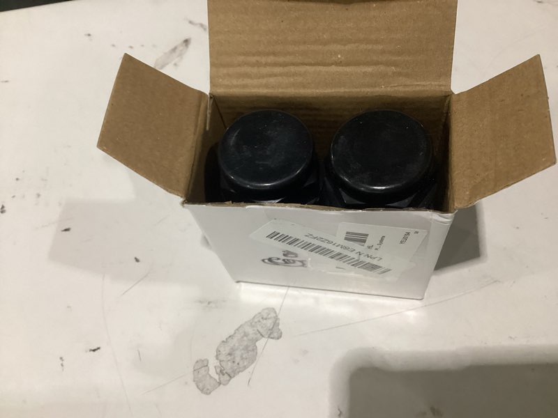 Condition photo showing Good Condition for 2 pcs plastic drain plugs and seal ring set black replacement drain plug and seal for sand filter systems with 12 and 14 inch tanks