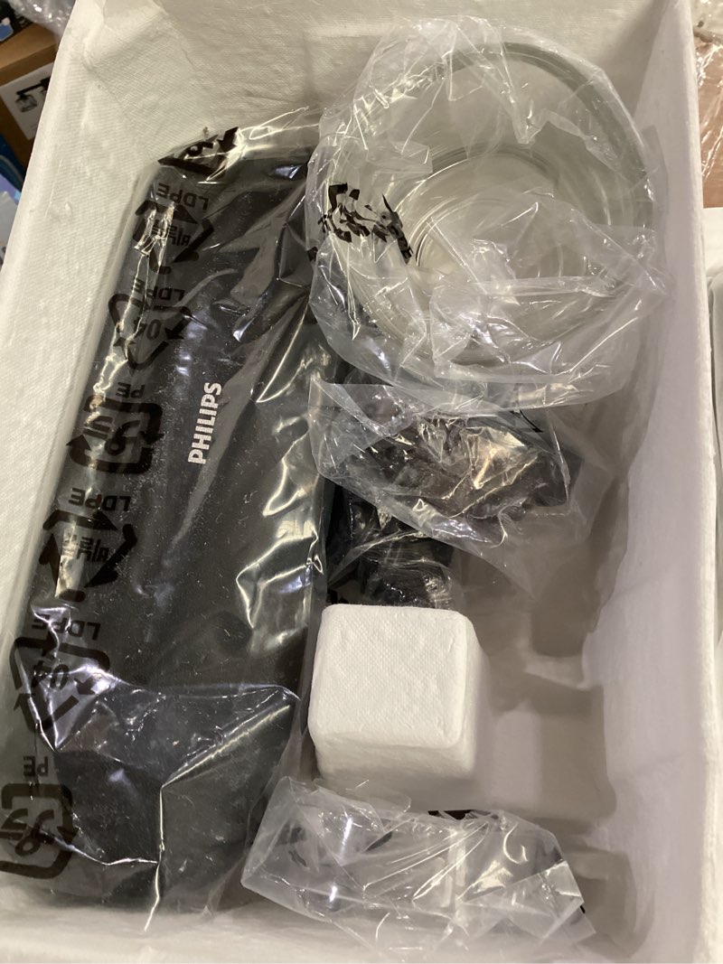 Condition photo showing As Is for philips sonicare diamondclean smart 9500 electric toothbrush, sonic toothbrush with app, pressure sensor, brush head detection, 5 brushing modes and 3 intensity levels, black, model hx9923/11