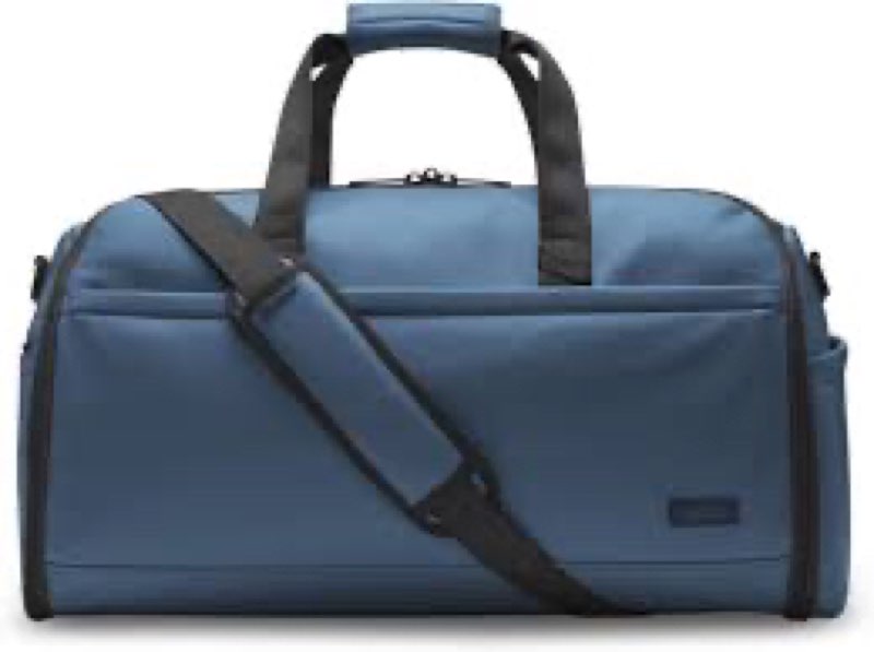 halfday convertible 2-in-1 vegan leather premium garment duffel weekender bag 45l | carry-on, wrinkl