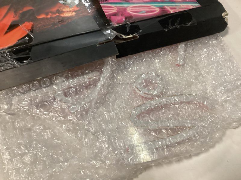 Condition photo showing Good Condition for no time for pendejos neon sign red led neon light for wall decor dimmable usb spanish language neon light up signs for classroom coffee shop bar bedroom study room do-pendejos