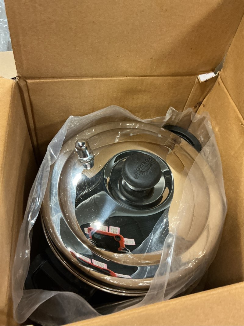 Condition photo showing As Is for 8 Liter Large Stainless Steel Idli Cooker with Whistle Indicator, Food Grade 8 Idli Plates For Cooker, Electric Pot, Insta Pot - 8 Idli Plates & 1 Mini Idly Plates, Makes 32 Idlis