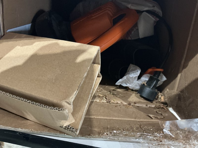 Condition photo showing As Is for worx trivac 3 in 1 electric leaf blower for lawn care, leaf vacuum with 350 cfm & 210 mph, leaf mulcher with metal impeller, wg509 350cfm blower/vac/mulcher