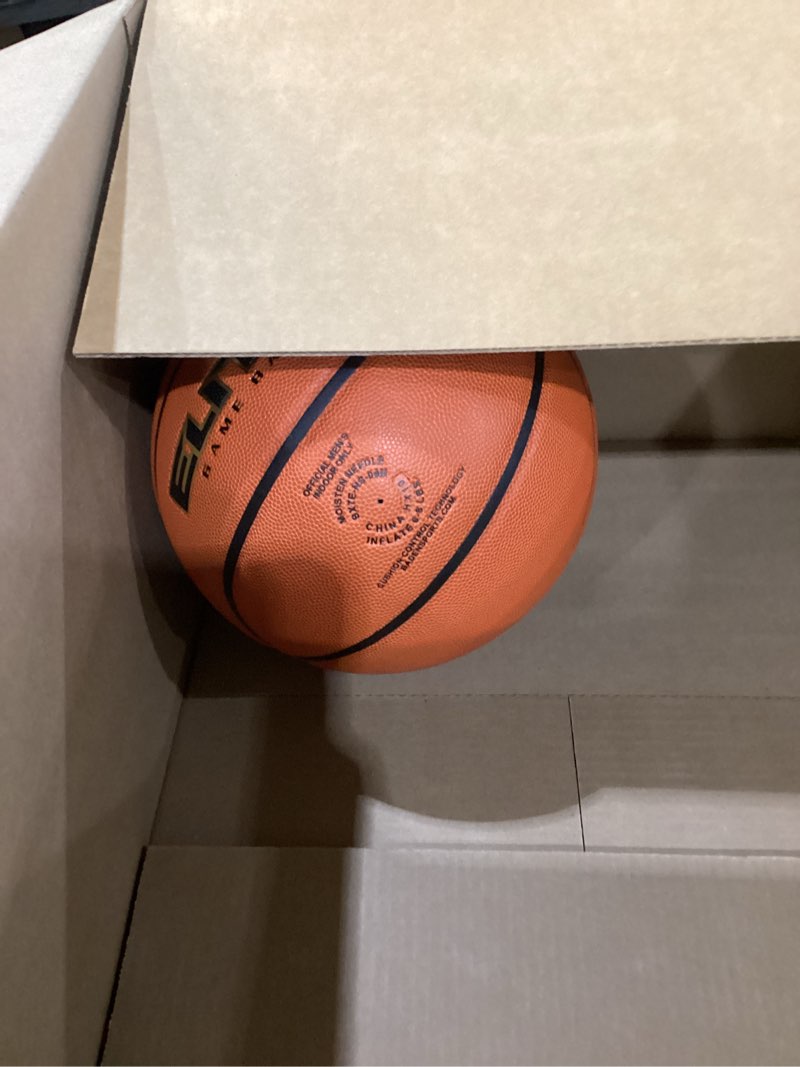 Condition photo showing New/Like New for baden | elite | premium quality composite basketball | ideal for indoor games | youth, women & men's sizes orange size 7 (29.5")
