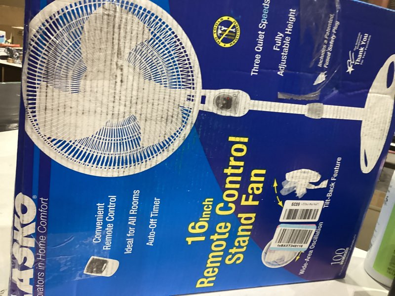 Condition photo showing Good Condition for Lasko - Stand Fan - White
