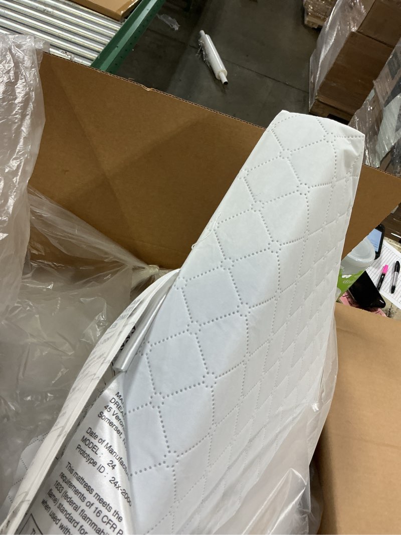 Condition photo showing As Is for Similar Dream On Me Holly 3” Mini/Portable Crib Mattress, Greenguard Gold & BSA Certified, Fits Portable & Mini Cribs, Lightweight Fiber Core