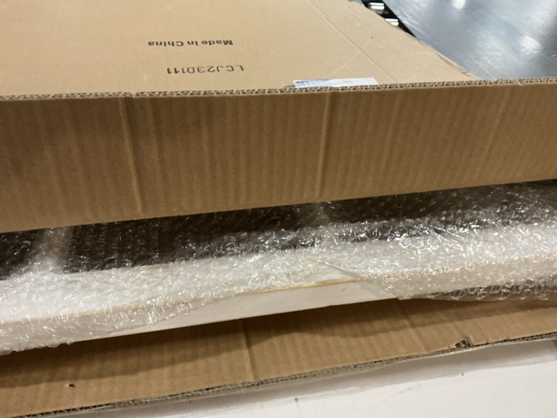 Condition photo showing New/Like New for Sintosin Farmhouse Window Frames Wall Decor 29 X 30 Inch, Hanging Distressed White Rustic Rectangle Window Frame, Vintage Carved Wood Framed Wall Decor Living Room, Shabby Chic Home Decor