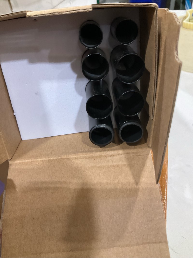 Condition photo showing New/Like New for TONIAL Curtain Rods No Drilling for Windows from 40 to 53 Inches, 5/8 Inch 2 Pack Curtain Rod 32 to 58 inch with Adhesive Brackets, Renter Apartment Friendly Adjustable Drapery Rods, Black Black 32-58"(2 Pack)