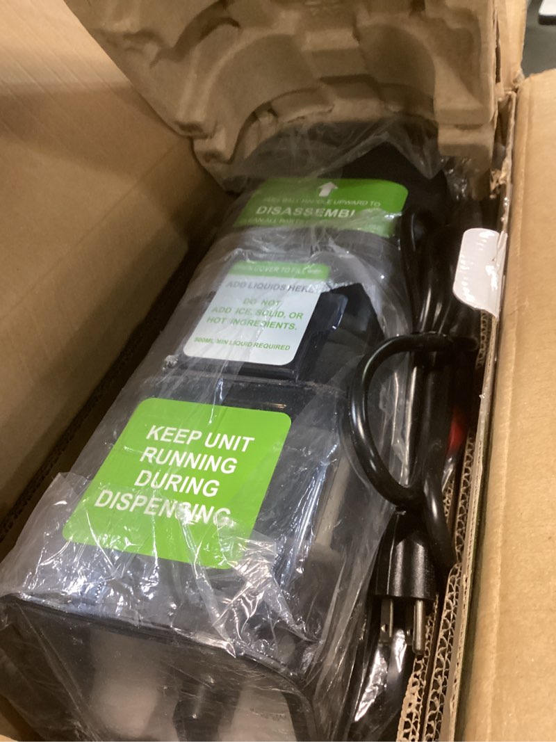 Condition photo showing Good Condition for Slushie Machine –No Ice Needed 88oz Slushy Frozen Drink &Soft Ice Cream Maker for Home, 6 Preset Programs, Self-Clean, Time Temp Display for Margaritas/Frappés/Milkshakes/Smoothies/Ice Cream