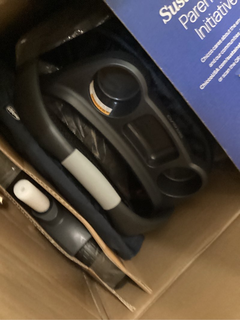Condition photo showing Good Condition for chicco bravo 3-in-1 trio travel system, bravo quick-fold stroller with keyfit 30 infant car seat and base, brooklyn/navy bravo® brooklyn