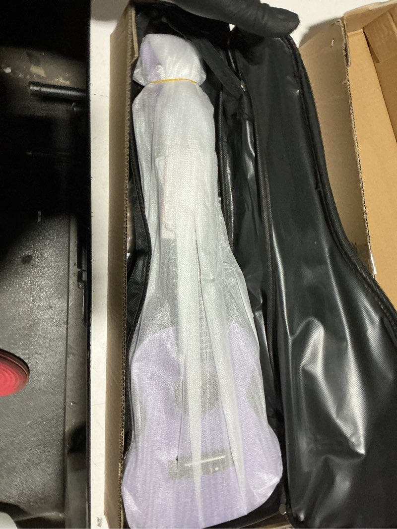 Condition photo showing Good Condition for AODSK Concert Violet Ukulele for Beginner 23 Inch Uke with Gig Bag Strap Nylon String 4 Picks Holiday Gift Violet Concert