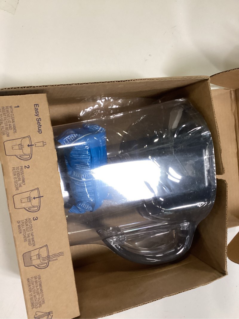 Condition photo showing New/Like New for Brita Large 10 Cup Water Filter Pitcher, 1 BritaPlus Filter, Everyday, Black (Package May Vary) Dispenser