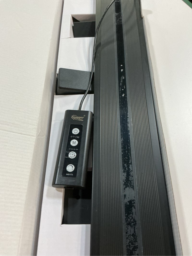 Condition photo showing As Is for hygger LED Saltwater Aquarium Light, 24/7 Mode Nano Tank Reef Light for Coral, Refugium Light with W