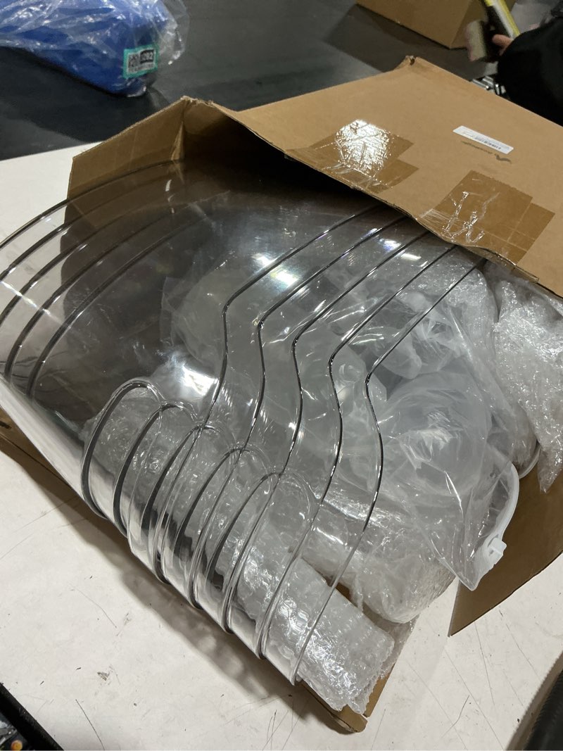Condition photo showing Good Condition for 6 pack 6.5l clear ice buckets for parties, large plastic beverage tub set with scoops, champagne flutes & wine opener, portable drink cooler champagne bucket for beer & mimosa bar supplies 15