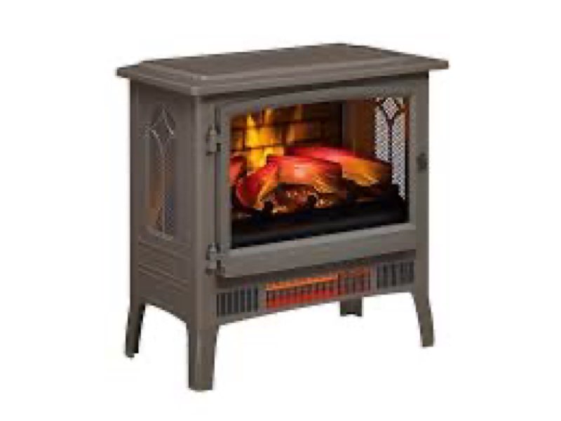 Duraflame quartz stove gun metal grey