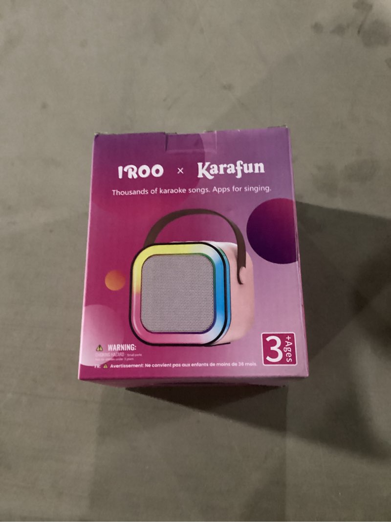 Condition photo showing New/Like New for Mini Karaoke Machine for Kids, 2026 TOP Toys Birthday Valentine's Day Gifts Ideas for Girls Ages 4, 5, 6, 7, 8, 9, 10, 12+ Years Old, Portable MP3 Player with 2 Wireless Mics for Family Home Party Purple