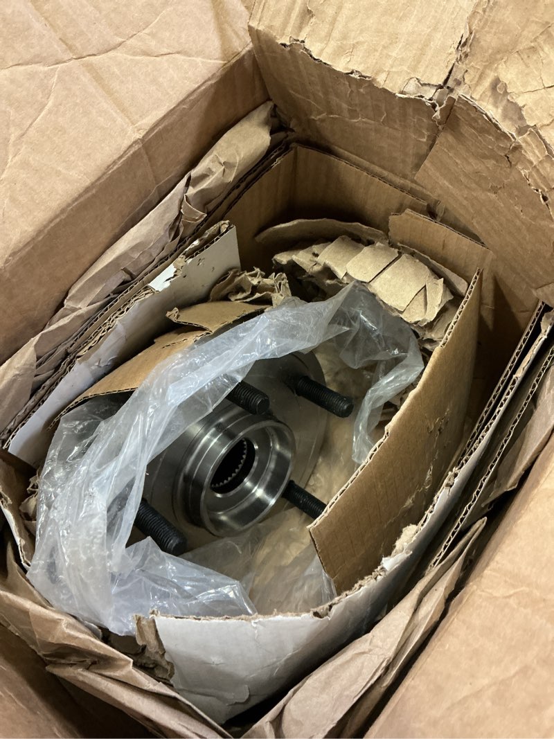 Condition photo showing As Is for (Incomplete,only 1)PAROD 2pcs 513273 Front Wheel Hub & Bearing Assembly Compatible with 2008-2016 Chrysler Town & Country, Dodge Grand Caravan, 2009-2014 VW Routan, 5 Lugs w/ABS