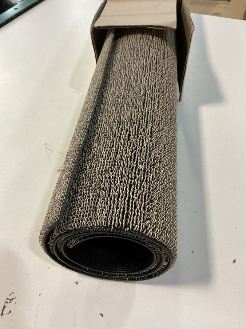 Condition photo showing Good Condition for Chilewich Martha by Martha Stewart Heathered Shag Floor Mat in Flax - 2'x3' - Easy Care - Premium Indoor/Outdoor Utility Rug for Entry, Kitchen, Bath, Pool with Weatherproof Backing Flax 2' x 3' (Rectangular)