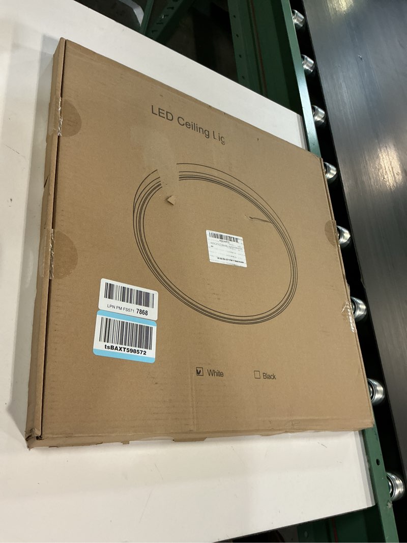 Condition photo showing New/Like New for 3CCT 3000k/4000k/6000k Selectable, Led Flush Mount Ceiling Light, 20 Inch 5000LM Round Modern Flat Panel,Super Slim for Living Dining Kitchen Bedroom Room White 20in-1Pack(3 Color dimmable)