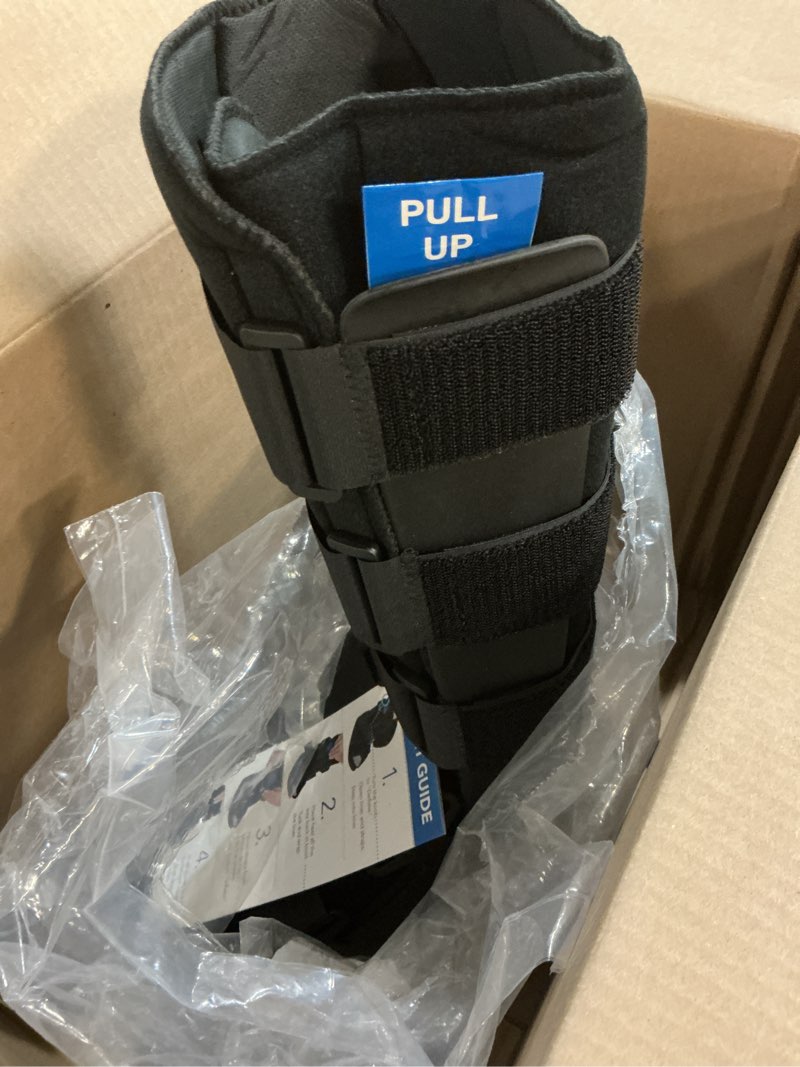 Condition photo showing Good Condition for (size:m)united ortho cam walker fracture boot, medium, black black medium