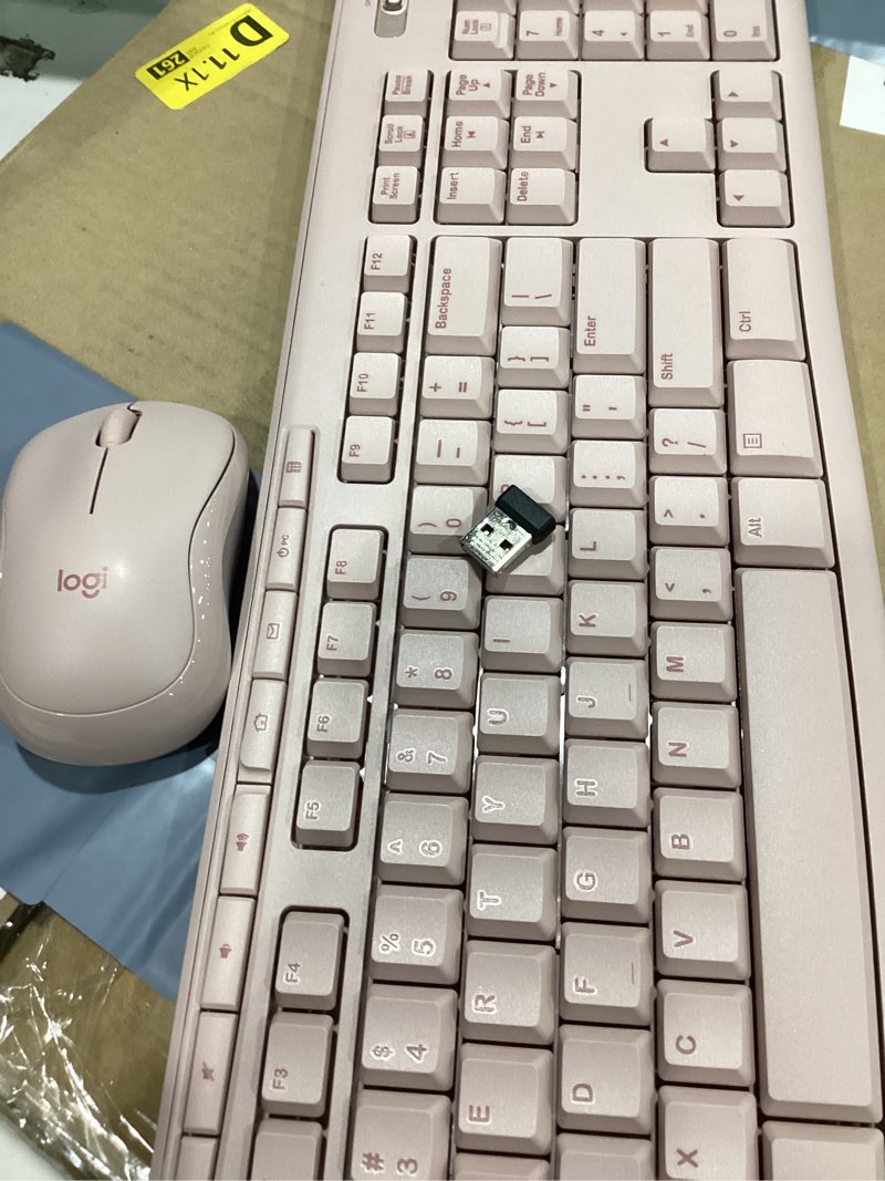 Condition photo showing Good Condition for logitech 920-013270 mk270 wireless keyboard & mouse combo for windows - 2.4 ghz - 8 multimedia keys - pc - laptop - rose
