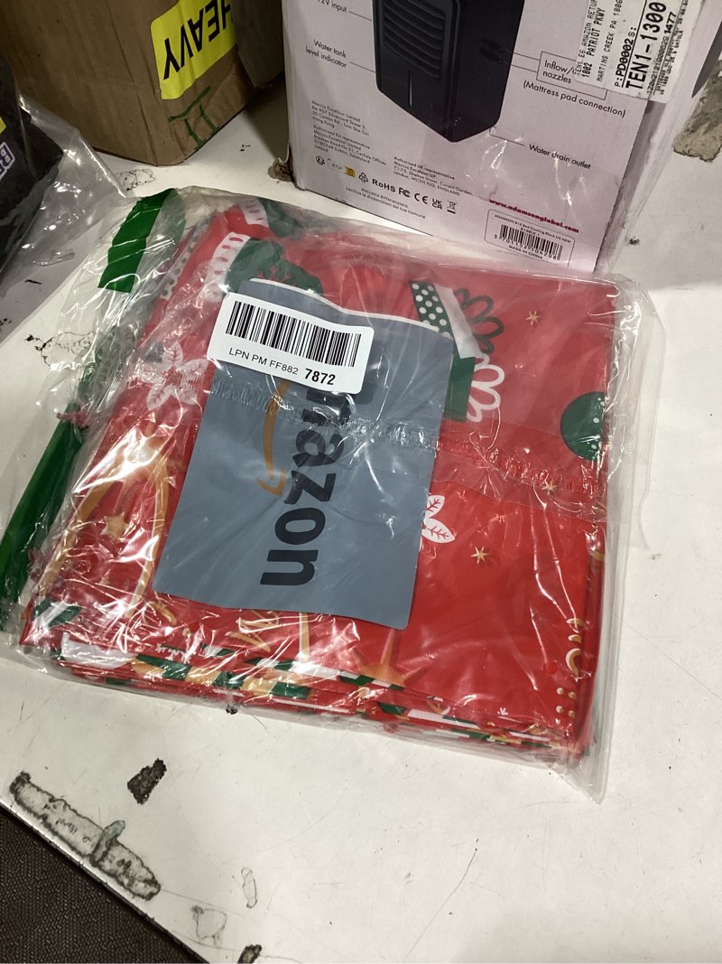 Condition photo showing New/Like New for hymoso extra large christmas gift bags, 2pcs jumbo bicycle gift bags for oversized giant huge xmas presents, reusable storage plastic bag holiday gift wrapping bags(gold) gold - 2pcs