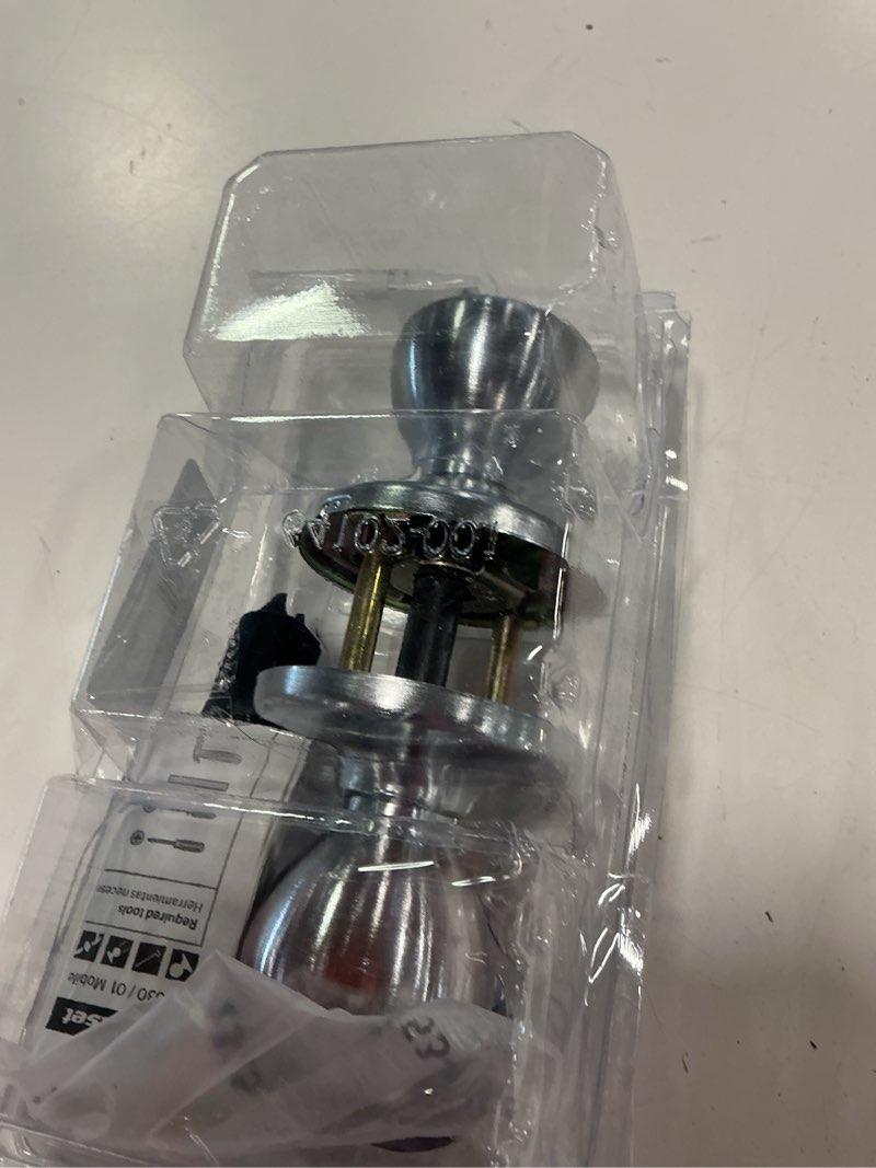 Condition photo showing As Is for 300M 26D CP Mobile Home Privacy - Satin Chrome