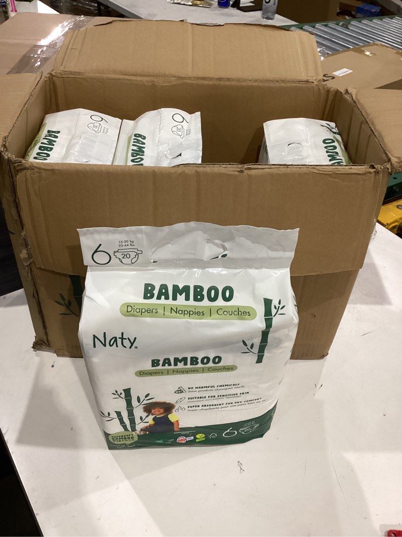naty bamboo viscose baby diapers – silky soft, plant based, dermatologically tested for sensitive sk