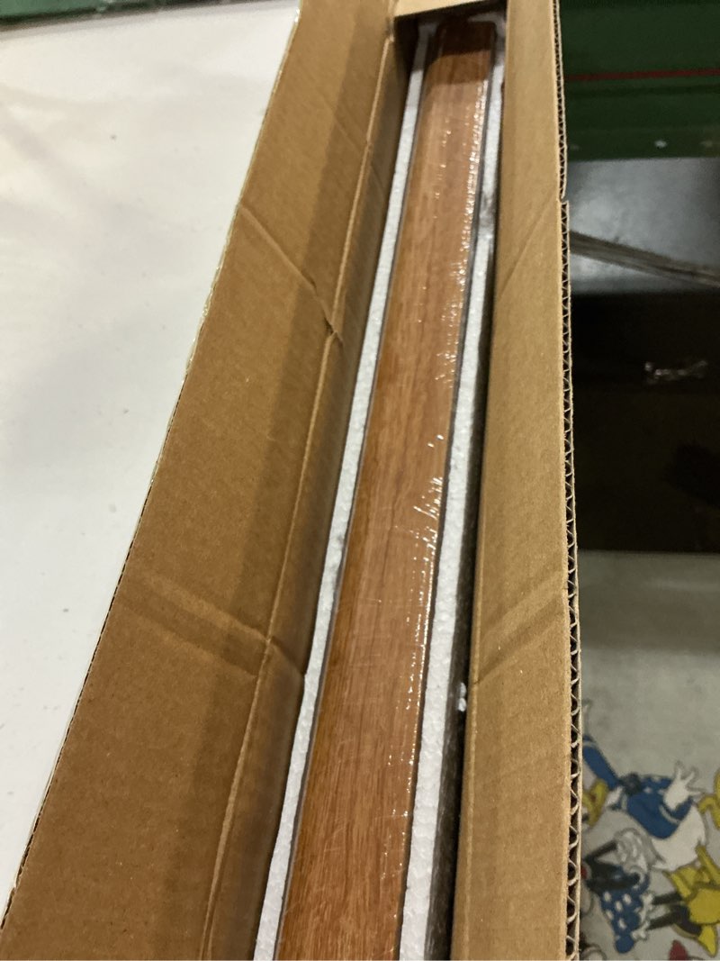 Condition photo showing New/Like New for a2 picture frame, 16.5 x 23.5 frame, large poster frame, teak wood gallery poster frame for photos/artworks/poste a2 wood