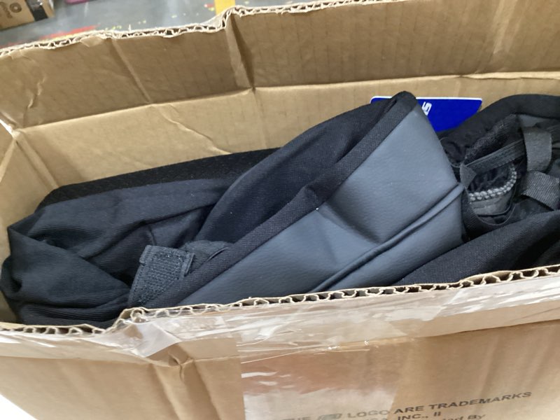 Condition photo showing Good Condition for skechers air-cooled memory foam seat covers,mesh thick car seat covers,piping leather car seat covers front seats,airbag compatible,automotive comfort universal fitmost cars,vans,truck,suv,black black and black two front