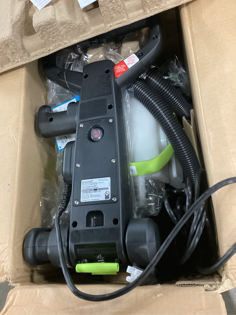 Condition photo showing As Is for Bissell® Big Green® PET PRO Carpet Cleaner with 8 Row XL DirtLifter PowerBrush, 9-inch Long Reach Hose, 2 Upholstery Tools, Includes Pet Pro Oxy Urine Eliminator Formula Black/Green