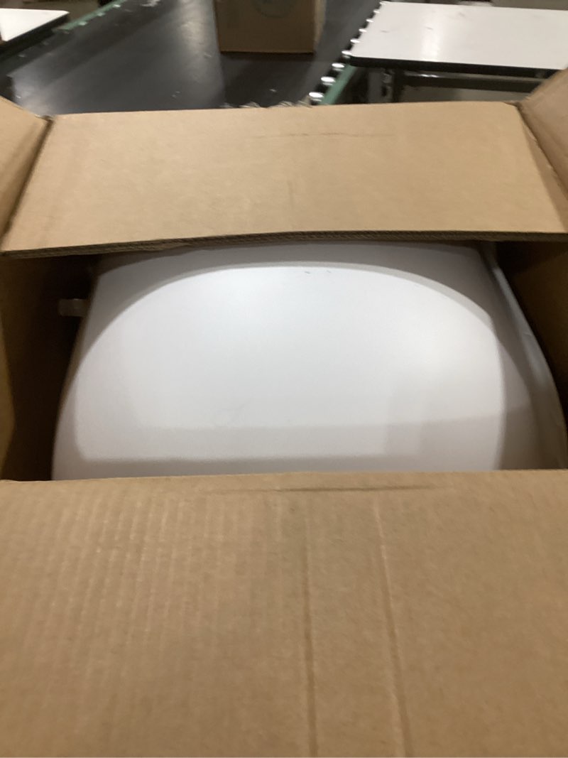 Condition photo showing Good Condition for MS!MAKE SURE Cat Litter Box, Large Covered Hidden Dog Proof Closed Modern Cat Litter Box Furniture with Scoop, for Odor Control and Less Tracking, Easy to Clean,26.7"x19.6"19.6", Snow White