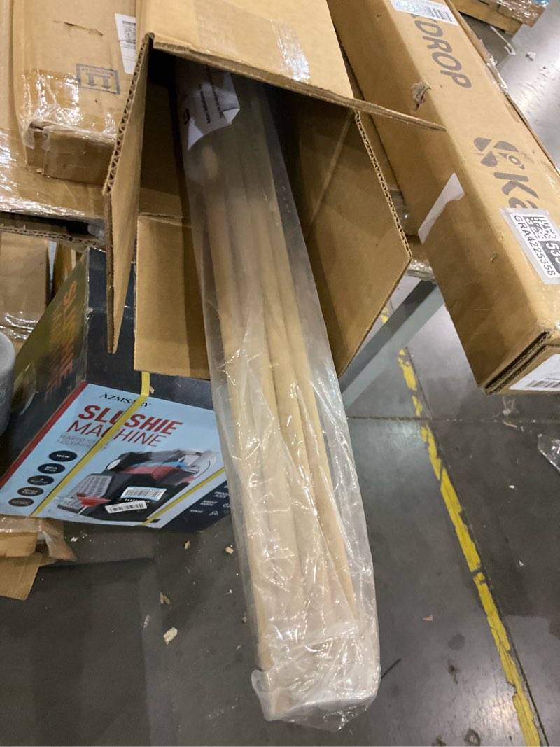 Condition photo showing Good Condition for 1/2 x 48 Inch 10 PCS Dowel Rods Wood Sticks Wooden Dowel Rods - Unfinished Bamboo Sticks - for Crafts and DIYers