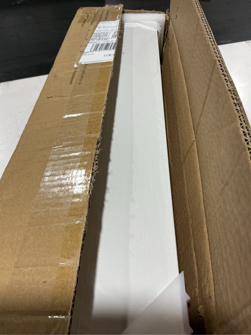 Condition photo showing New/Like New for (similar too) fixwal white shelves, wood wall floating mounted shelves for bedroom, bathroom, living room, kitchen storage and decor(white, set of 4, 16.5 inch) 4 white