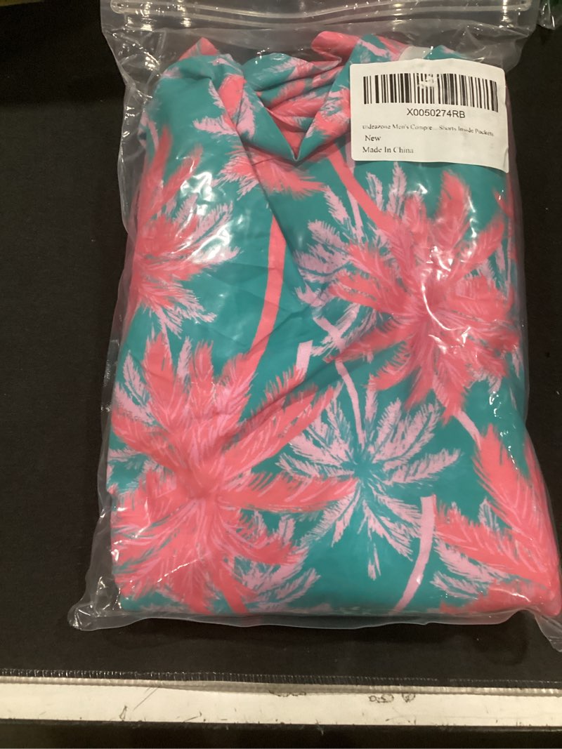 Condition photo showing Good Condition for uideazone mens swim trunks with compression liner swimming shorts 7 inch inseam waterproof quick dry beach sport shorts m-xxl x-large neon tropical