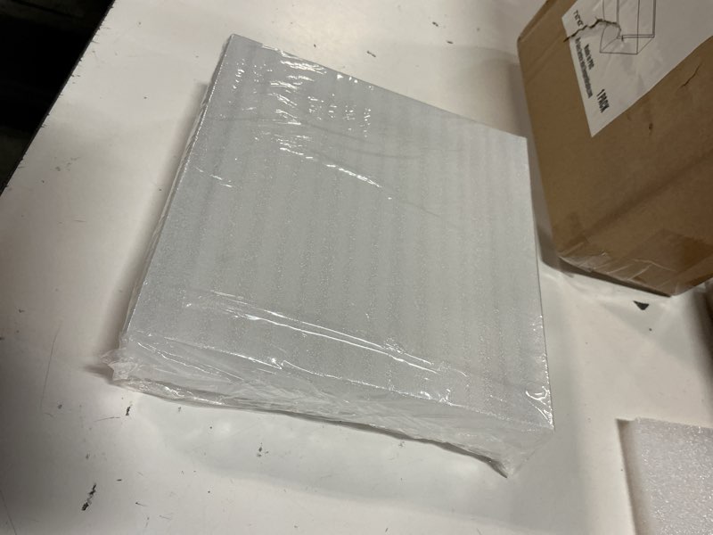 Condition photo showing Good Condition for ciaoher 2in thickness beveled solid acrylic display block clear polished pedestal stand riser solid 