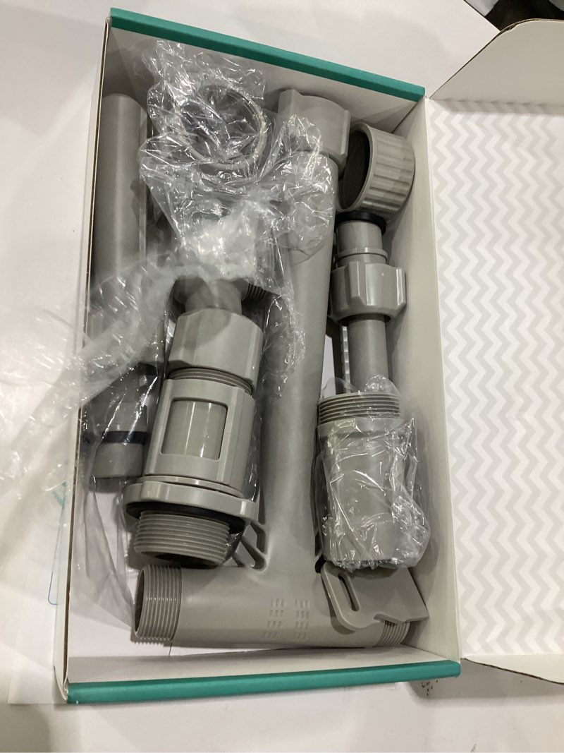 Condition photo showing As Is for [patent pending] 2025 upgrade pool fountain - dual spray water fountains for above ground/inground pools, 2-in-1 adjustable waterfall pool sprinkler fountain