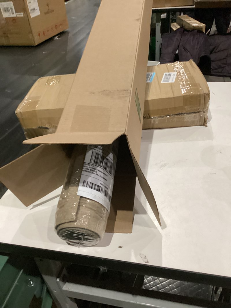 Condition photo showing Good Condition for Sturdy Front Door Mat, Absorbent Muddy Dirt Resist Welcome Door Mats Outdoor Indoor, Stain and Fade Resistant, Non-Slip Backing Entry Mat Low Profile Doormat for Entryway, 36×24, Beige Beige 2' x 3' (Rectangular)