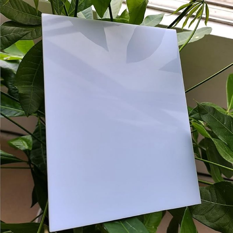 (Similar)PC lampshade panel, milky white plastic sheet, Polycarbonate Sheets,outdoor sunshade canopy cover, rainproof and UV-resistant roof covering, replacement panel, used for greenhouses, sheds, carports, a