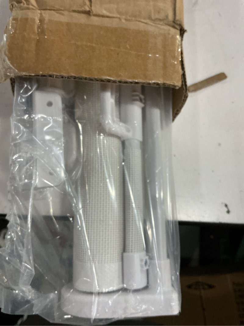 Condition photo showing New/Like New for miumoon 59 inch retractable baby gates 42 inch tall, retractable gate with reinforced strip design to prevent crawling through, 5 ft retractable dog gate for stairs, doorways, hallways, indoor/outdoor white 42" tall x 59" wide
