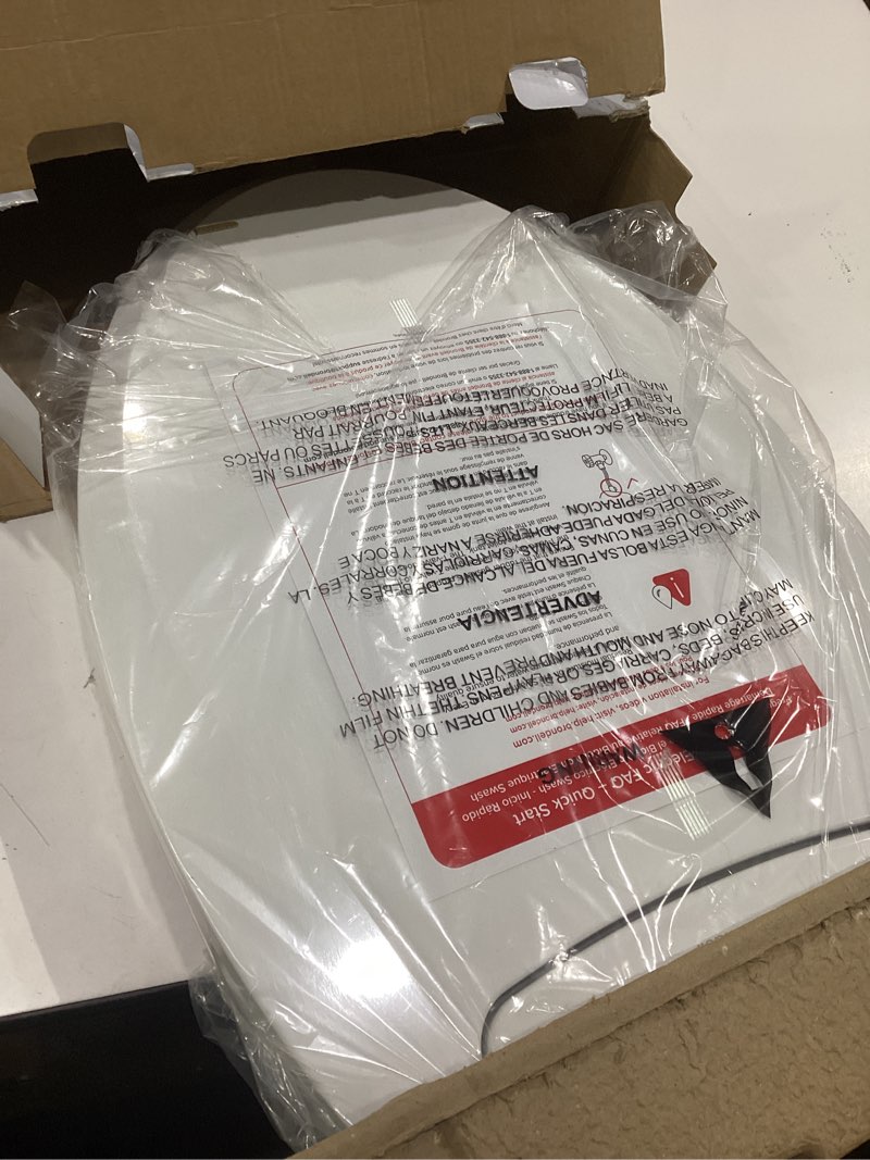 Condition photo showing Good Condition for brondell bidet toilet seat non-electric swash ecoseat, fits elongated toilets, white - dual nozzle system, ambient water temperature - bidet with easy installation