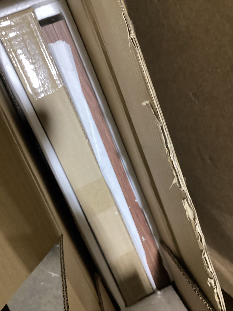 Condition photo showing Good Condition for modway render 36" bathroom vanity in walnut white walnut / white sink 36 inches single sink