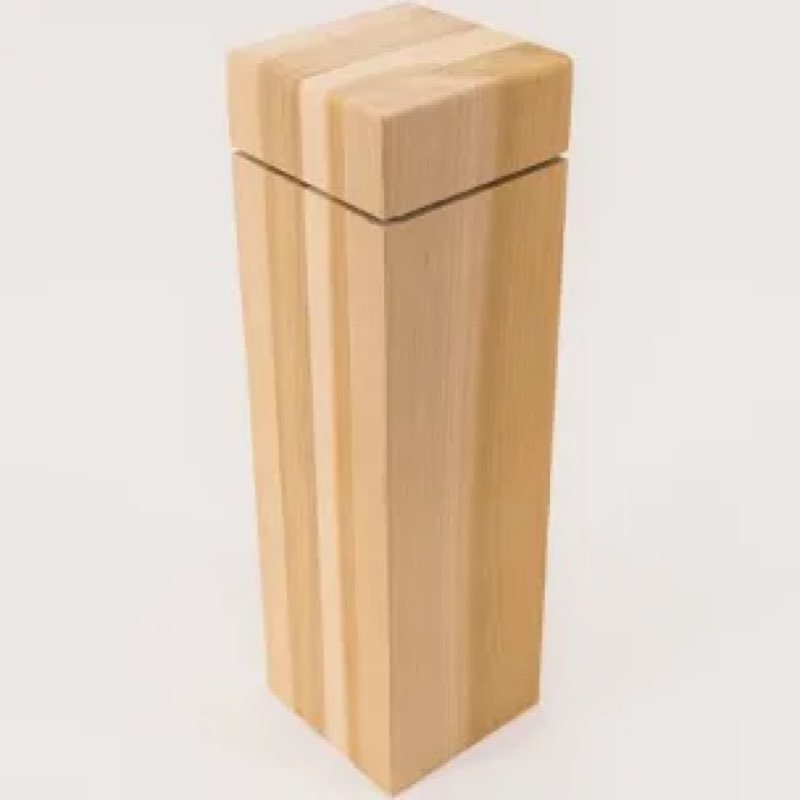 croblissful 3\" x 3\" x 48\" solid poplar stair newel post with a single groove notched newel wood balu