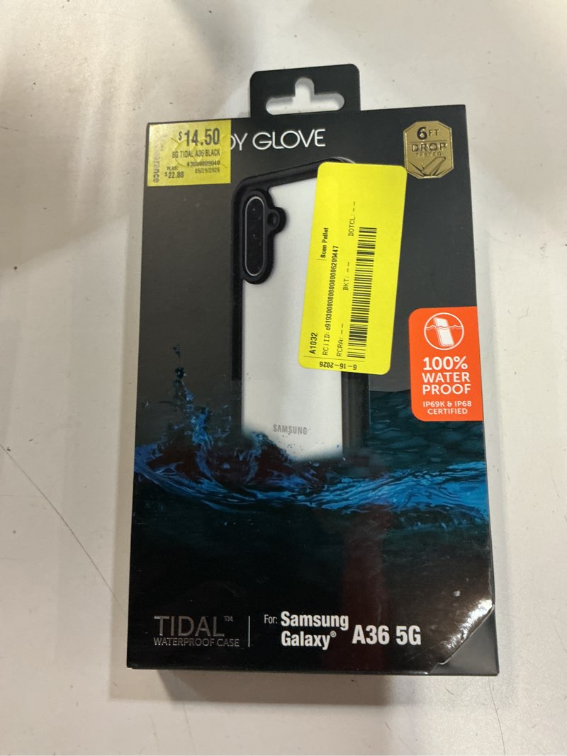 Condition photo showing Good Condition for body glove waterproof tidal phone case for samsung galaxy a17 5g - black/clear