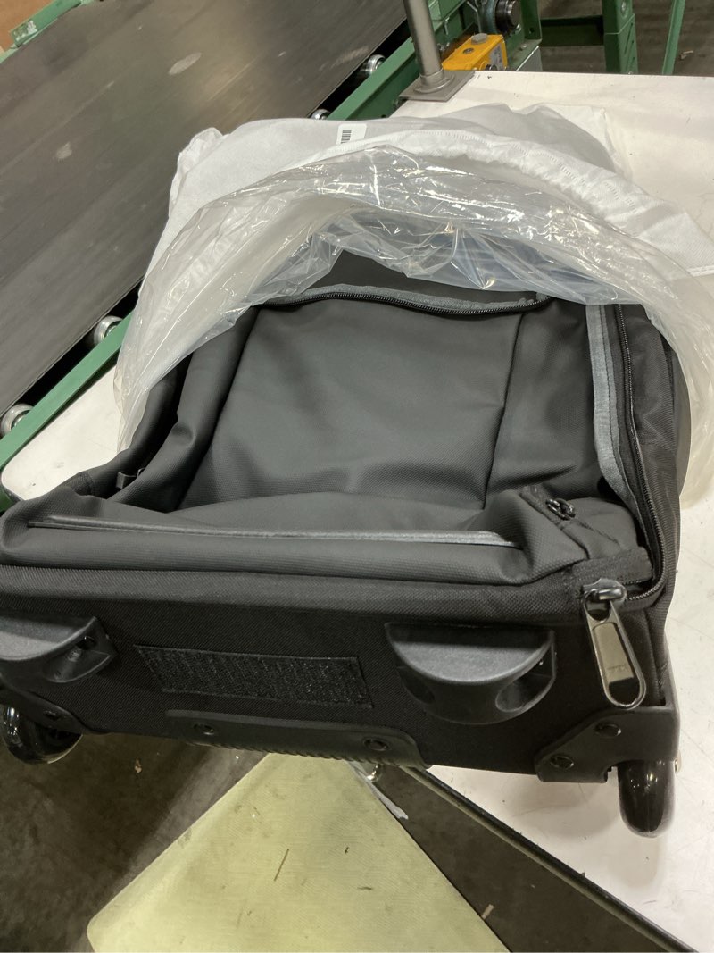 Condition photo showing Good Condition for backpack with wheels,carry on backpack with wheels for usb type-c ports,17.3" laptop compartment,built-in customs lock -wheeled backpack for business, travel, work, college black 02