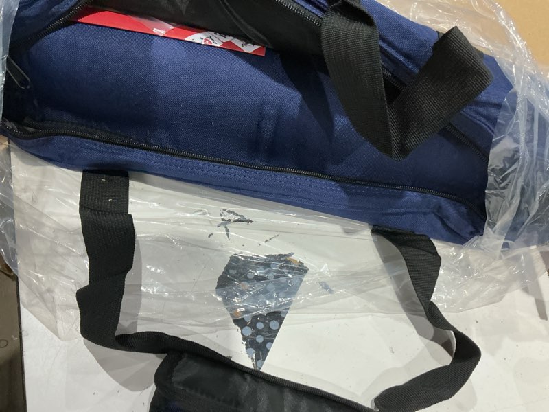 Condition photo showing Good Condition for american mahjong tile set,166 white tiles mahjong set,4 colors mahjong racks,travel mahjong set with blue carrying bag blue bag--white