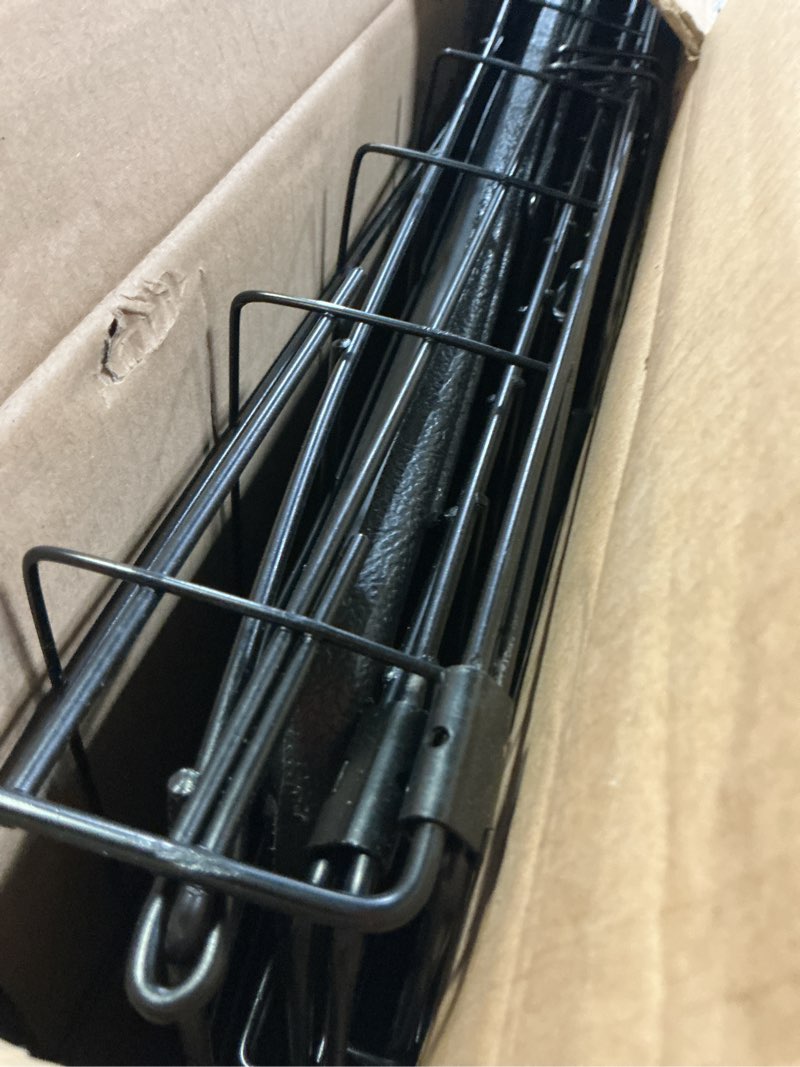 Condition photo showing New/Like New for FDW 24inch Dog Crate Pet Cage with Metal Folding Design Plastic Tray Indoor Outdoor Dog Kennel Cage for Small Dogs,Black Black 24 Inch Single Door