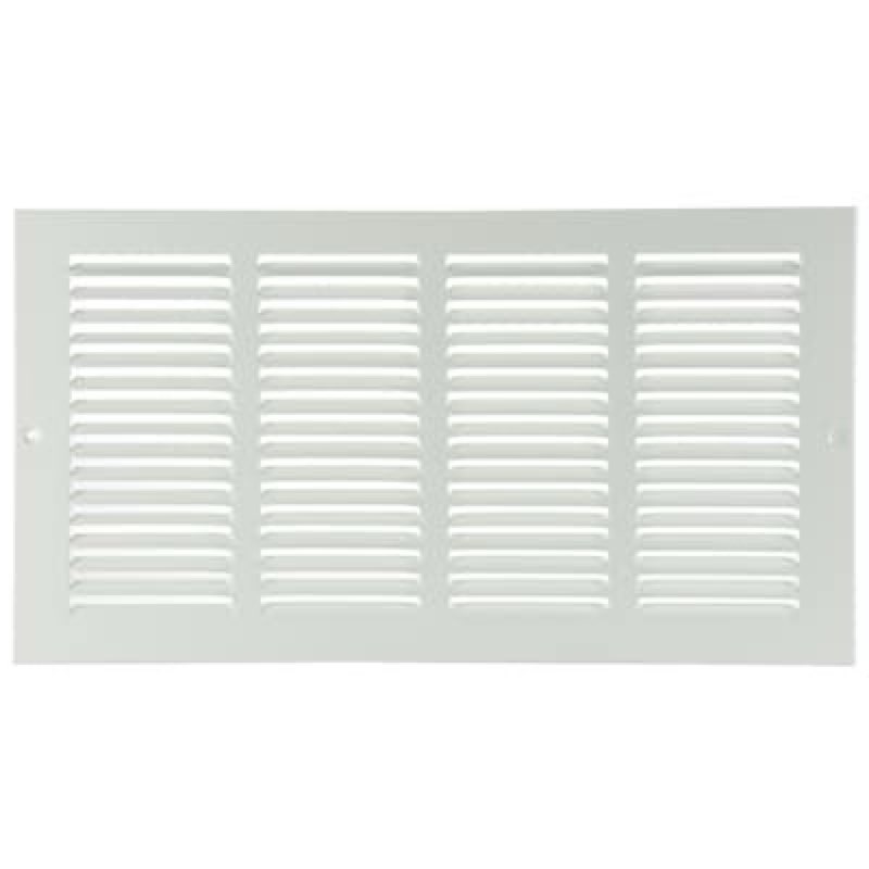 reliabilt 16-in x 8-in steel white sidewall/ceiling grille