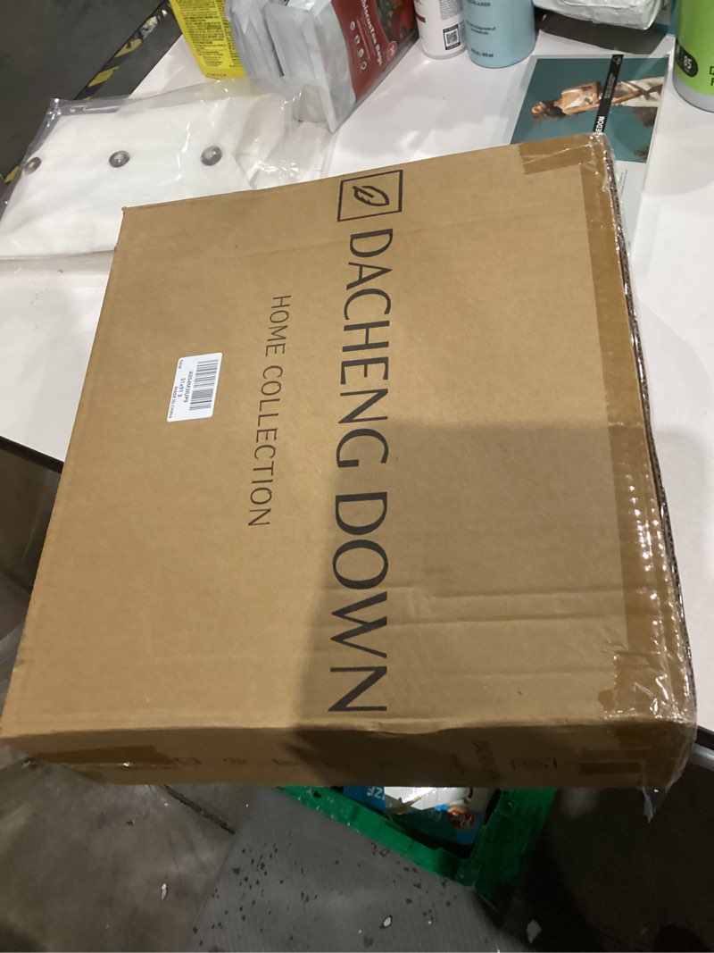 Condition photo showing New/Like New for Luxury Soft Down Pillows Standard Size Set of 2, High Support Feather Pillows with 750 Fill Power, 600Tc 100% Down-Proof Cotton Cover Down Pillow for Back, Side or Stomach Sleepers, 20 x 26 White (20% Down) 20"x26"(Pack of 2)